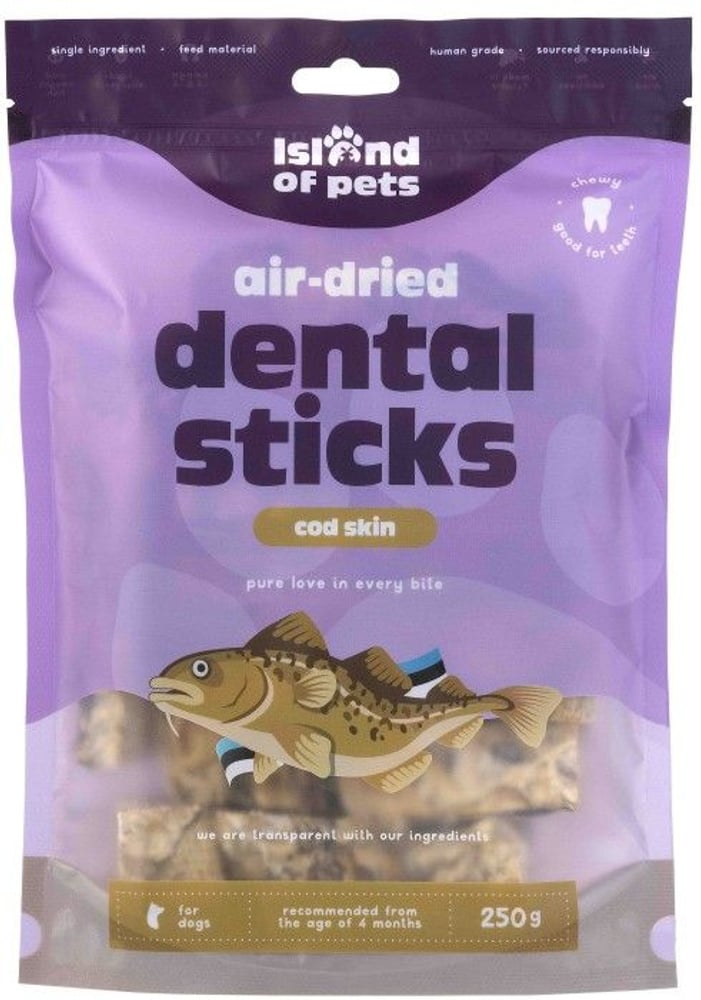 productImage: Island of Pets Cod Skin Dental Sticks 250 g