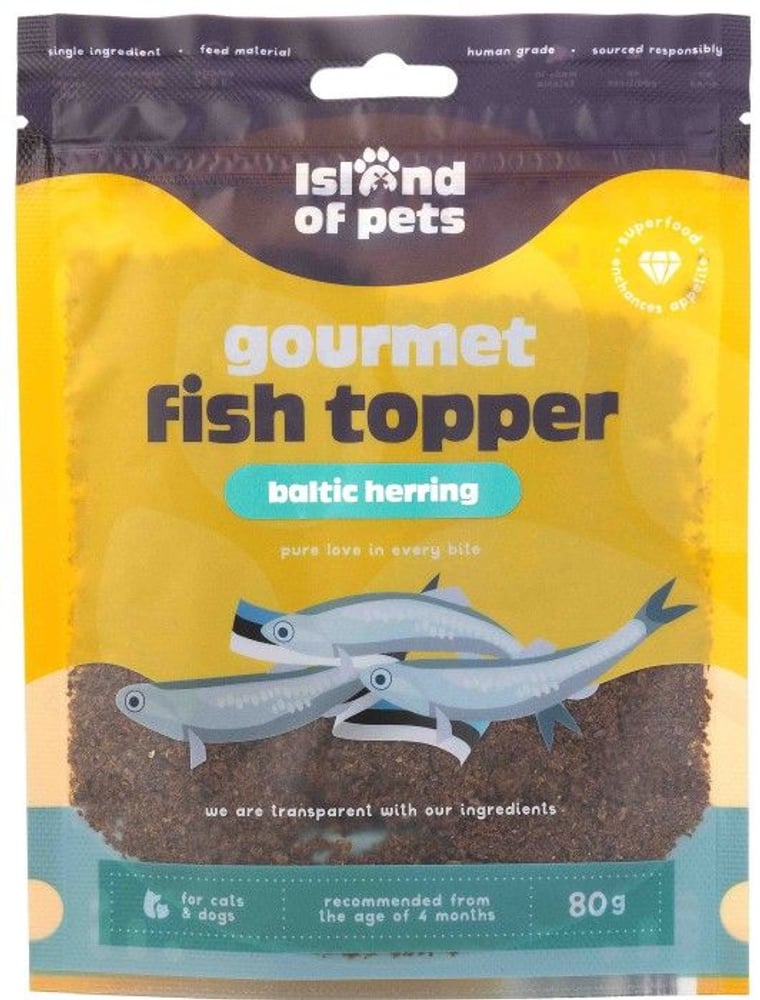 productImage: Island of Pets Gourmet Fish Topper 80 g