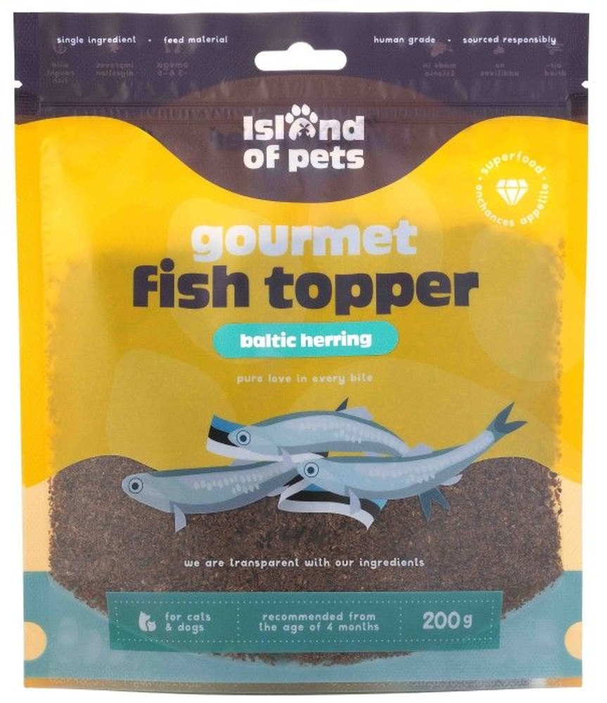 productImage: Island of Pets Gourmet Fish Topper 200 g