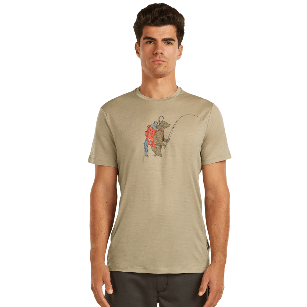 productImage: M's Merino 150 Tech Lite Ss Tee Bear Catch Flagstone