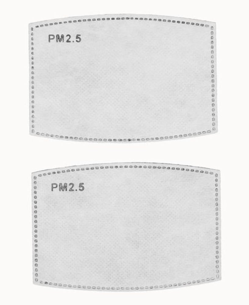 Face Mask m/ 2stk filter Whitecap/Khaki, view: 1