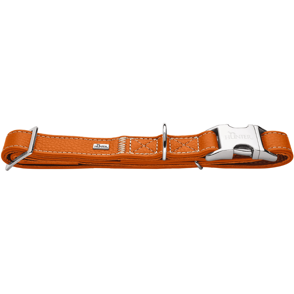 productImage: Collar Cannes Alu-Strong 45-65/XL Leather Orange