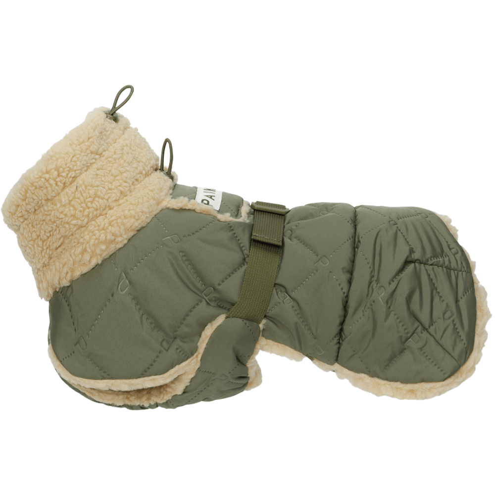 productImage: Quilted Sherpa Jacket 35-50 cm Olive