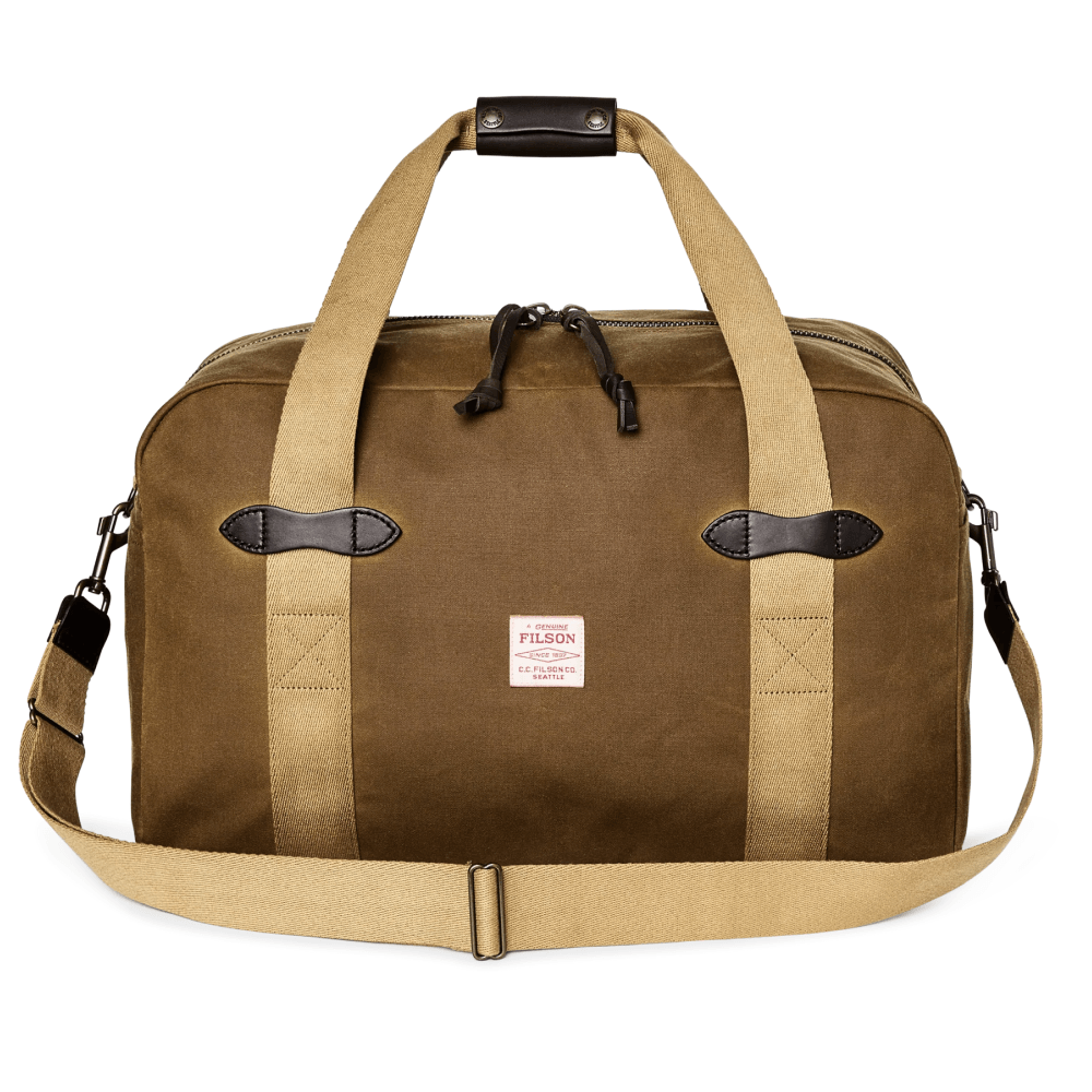 productImage: Tin Cloth Medium Duffle Bag Dark Tan