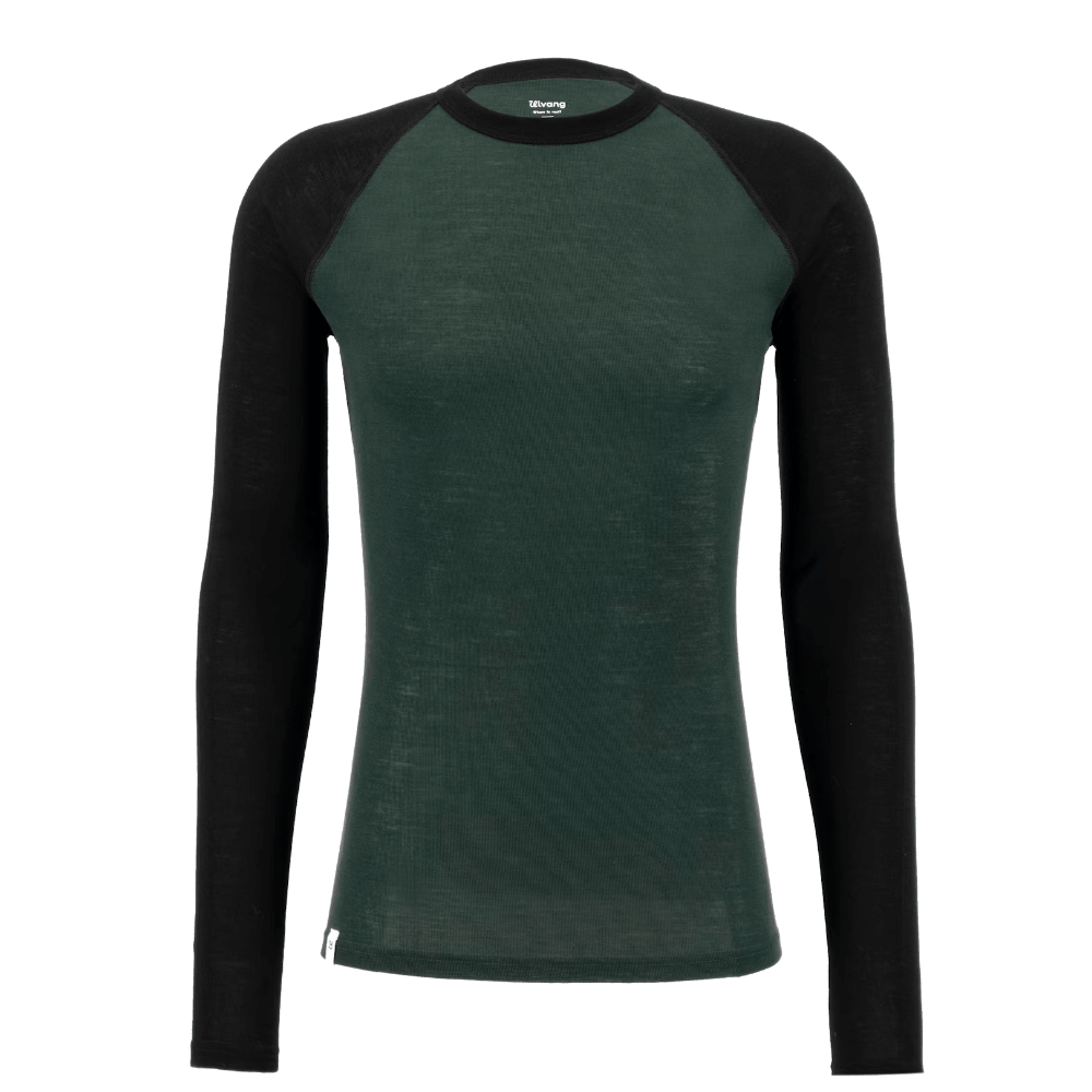 productImage: Rav Base Crew -miesten aluspaita, musta/beetle green