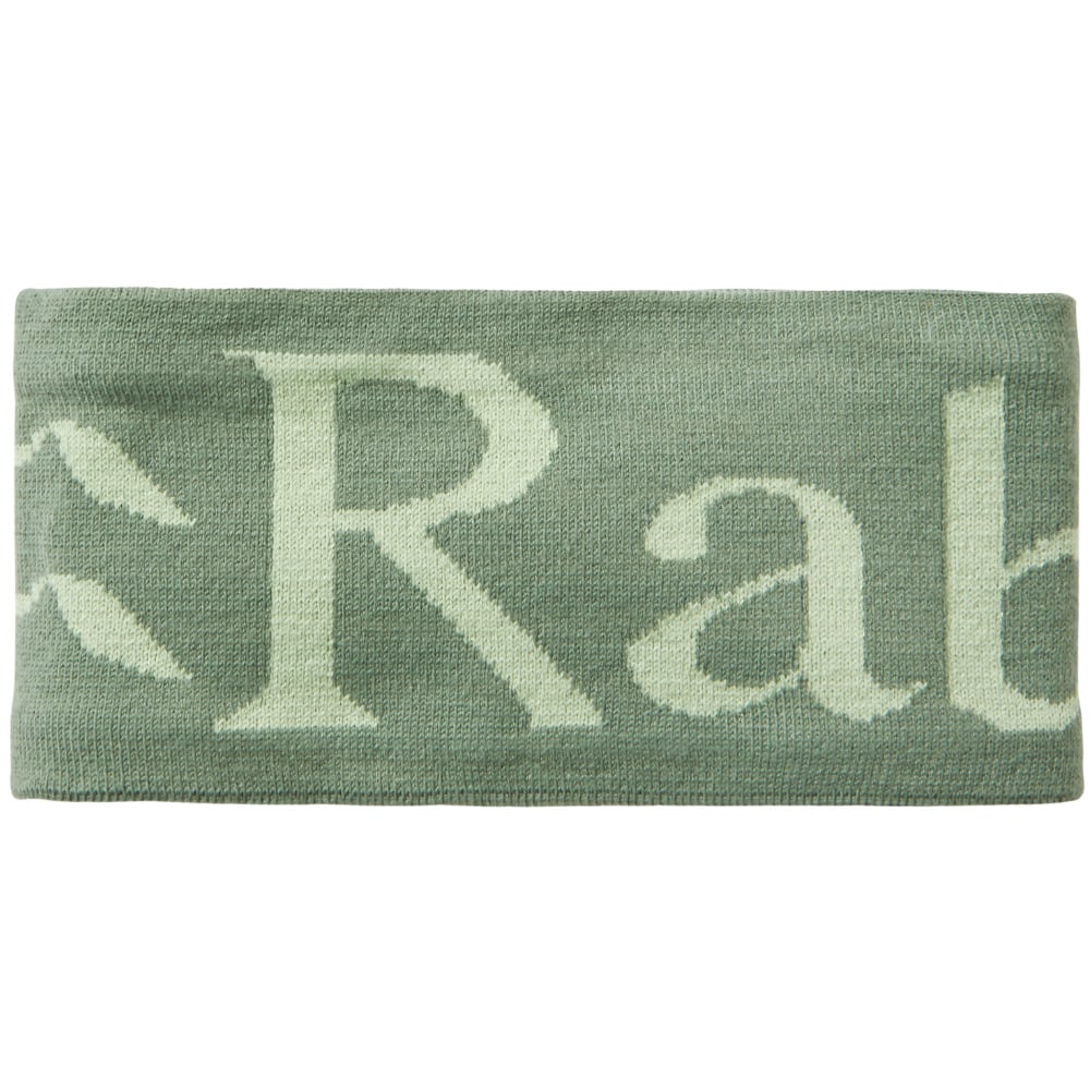 productImage: Rab Knitted Logo Headband Dark Fig Green/Fig Green