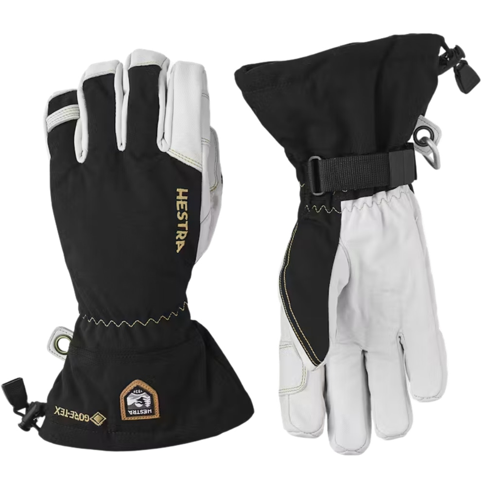 Army Leather Gore-Tex 5 Finger Black/Natural Grey, view: 1