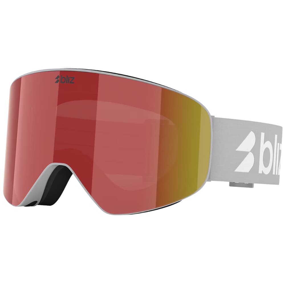 Matte Light Grey / Brown Red