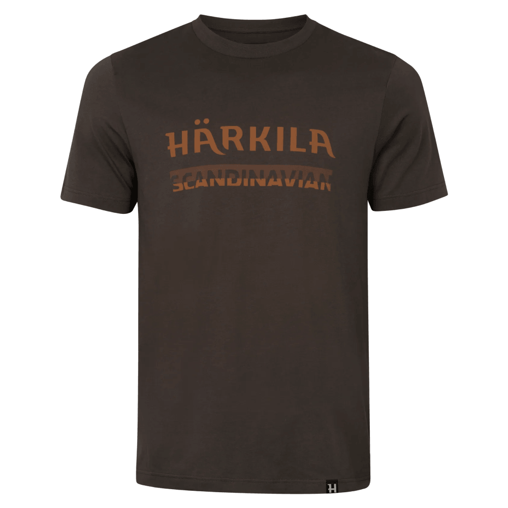 Miesten Härkila Scandinavian T-paita Shadow Brown, view: 1