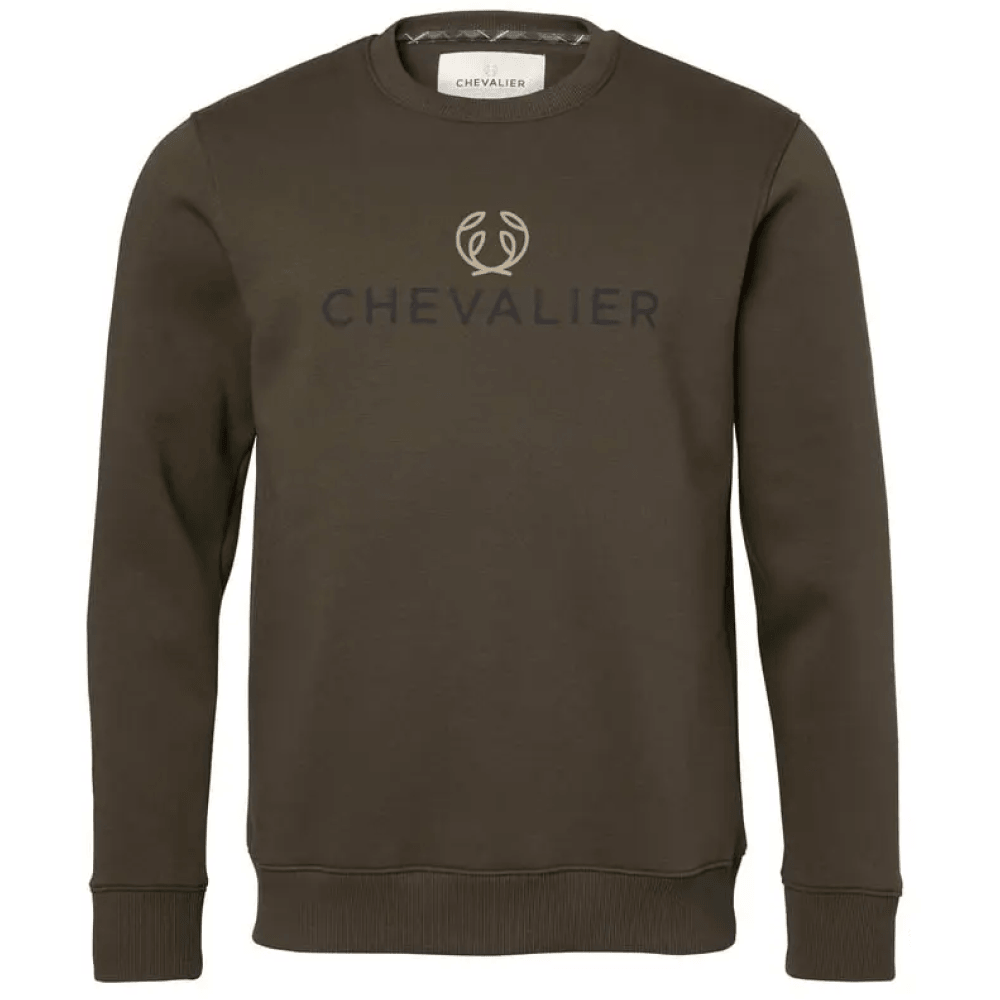 Hill Sweatshirt Men Leather Brown, view: 1