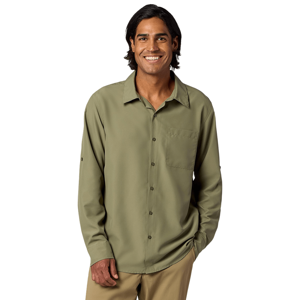 productImage: M's Airexchange Upf 40 Ls Shirt Olive Grove