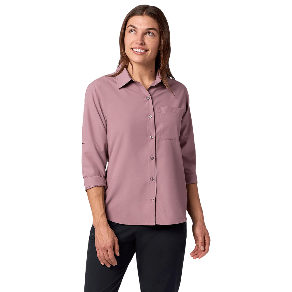productImage: W's Airexchange Upf 40 Ls Shirt Light Mauve