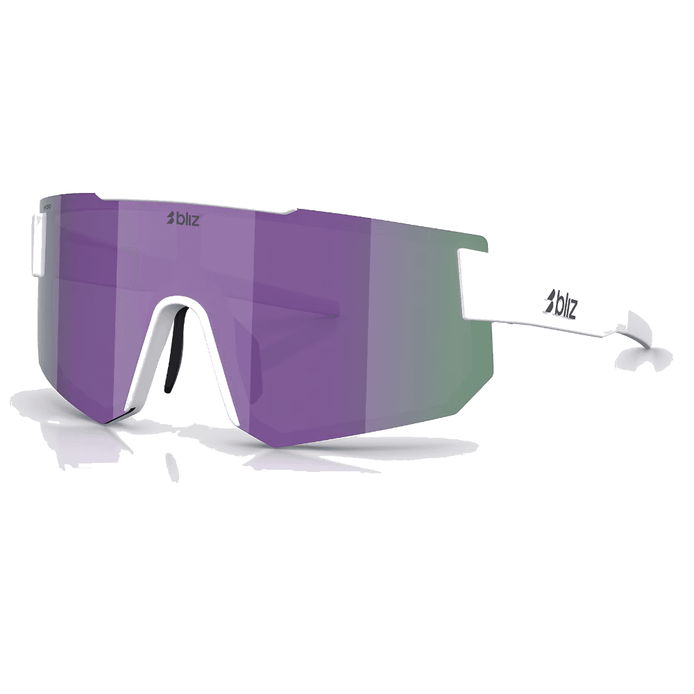 Matte White Smoke W Purple Mirror