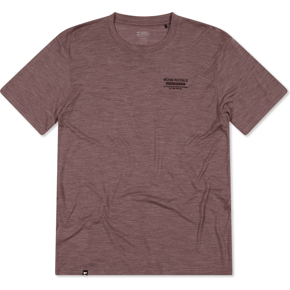 productImage: Zephyr Merino Tencel T-Shirt Chestnut