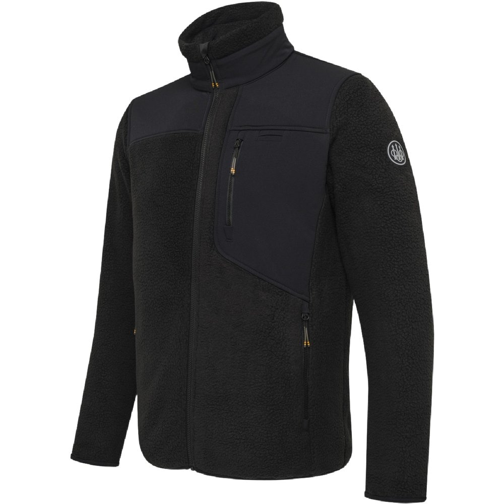 Halifax Sherpa Fleece Jacket Black, view: 1