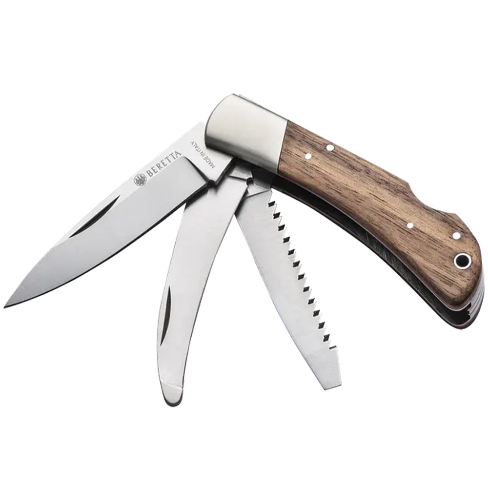 Duiker Three Blade Knife Brown & Orange, view: 1