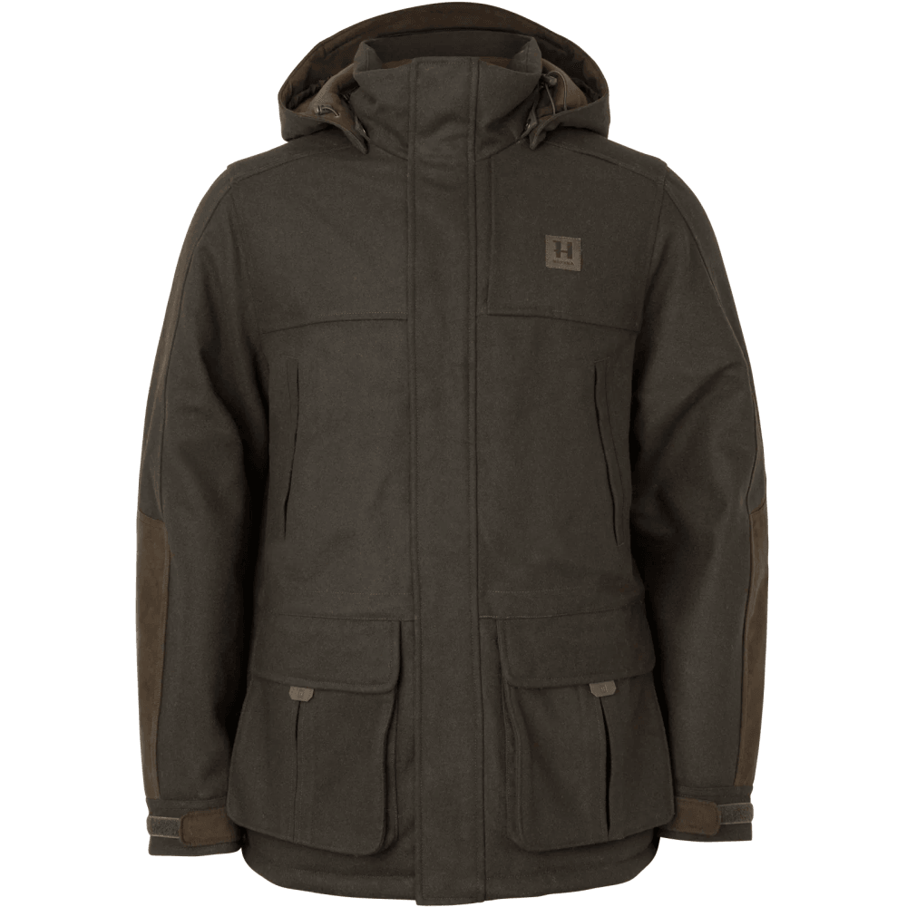 Kodiak CleverWool HSP vuorillinen takki, Dark Hunting Green/Shadow Brown, view: 1