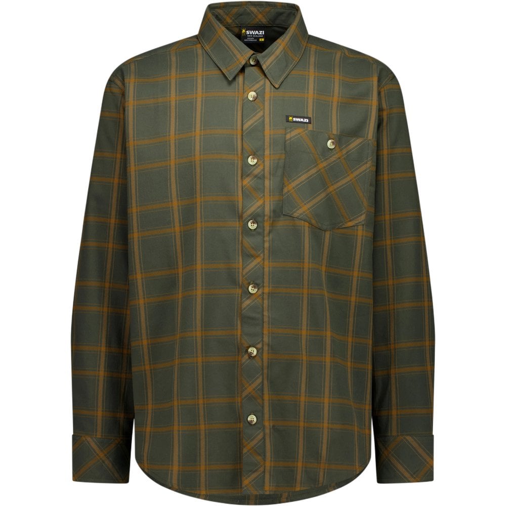 productImage: M's Fairlie Shirt Olive / Orange
