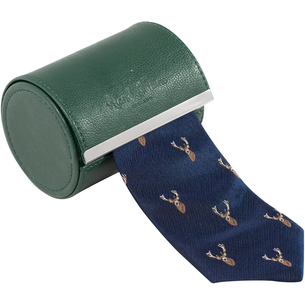 productImage: Ripon Silk Tie - Deer Navy
