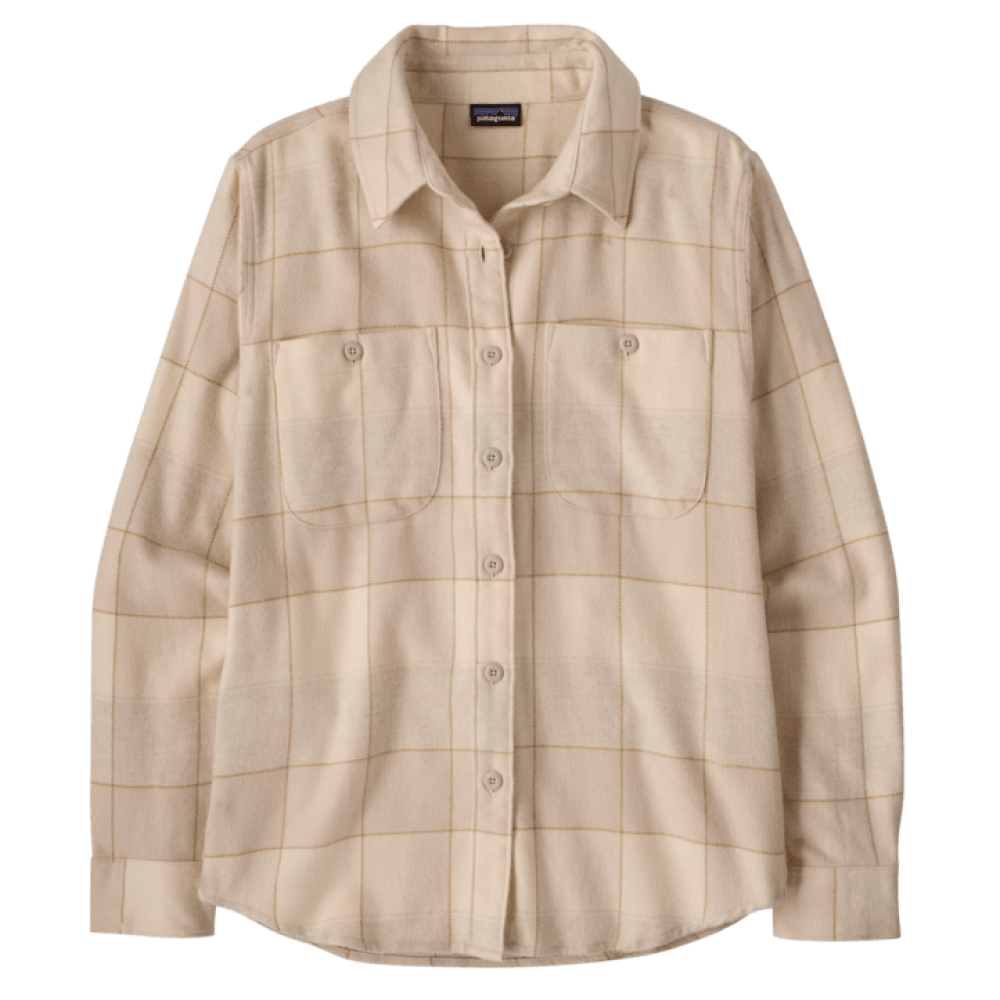 productImage: W's Fjord Flannel Shirt Snow Owl: Rutabaga White