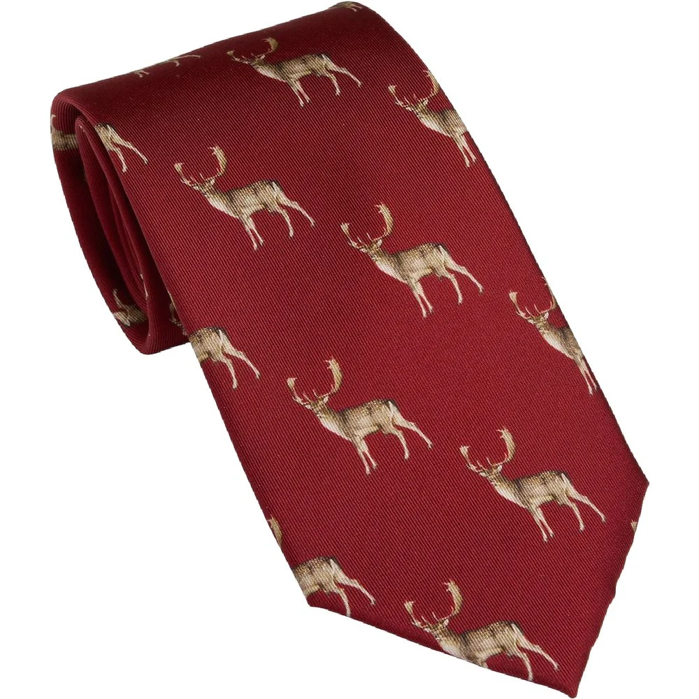 productImage: Fallow Deer Tie Vintage Red