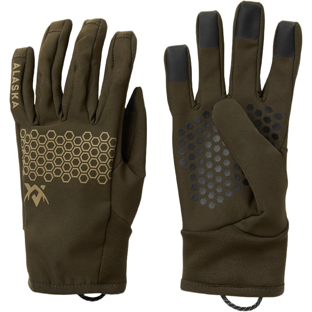 productImage: Chaser Stretch Gloves Solid Brown